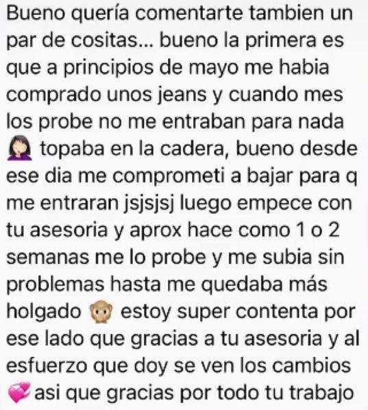 Feedback cliente