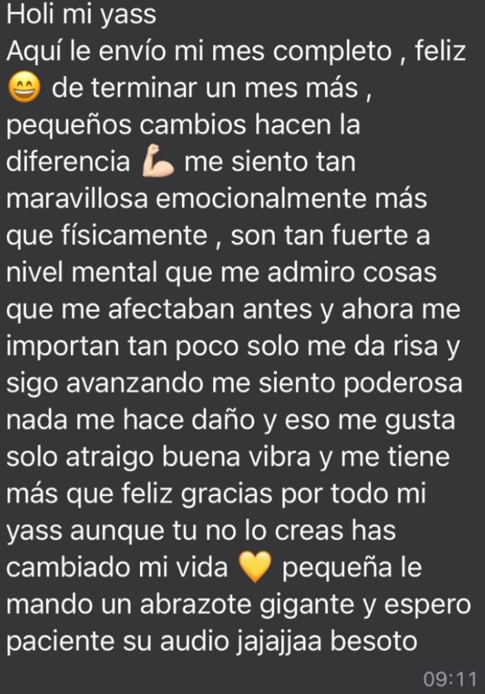 Feedback cliente