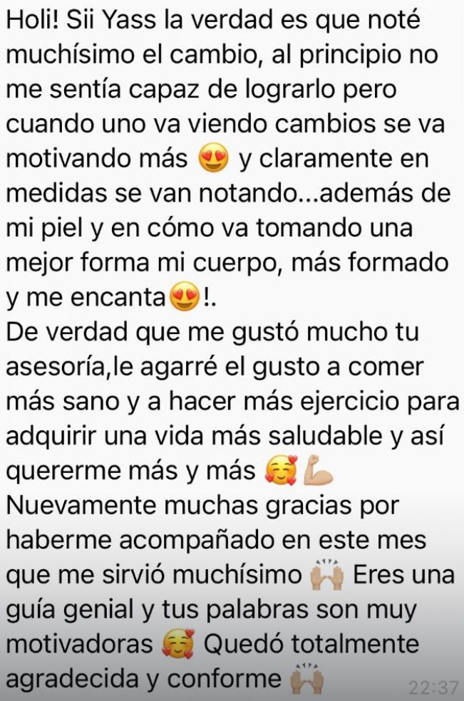 Feedback cliente