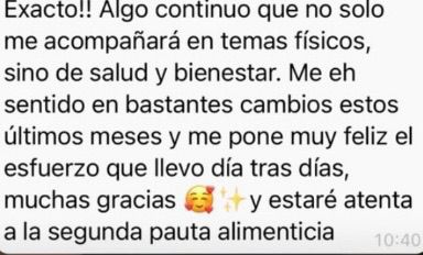 Feedback cliente